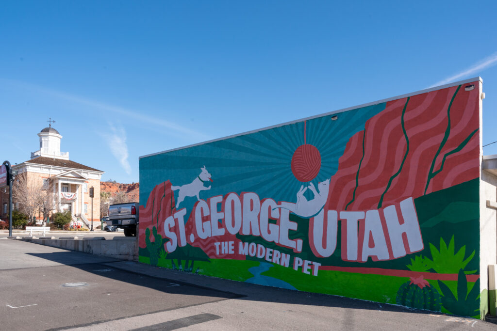 The Modern Pet Mural - St. George, Utah