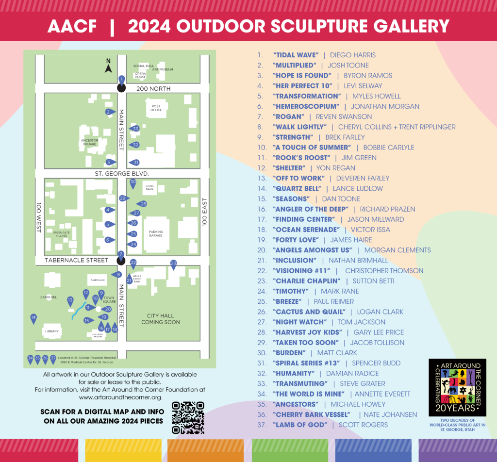 Map - 2024 Outdoor Sculpture Gallery